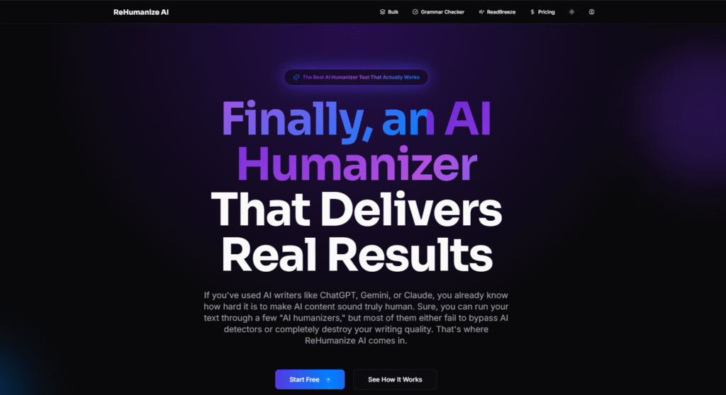 Rehumanize AI to bypass AI humanizer